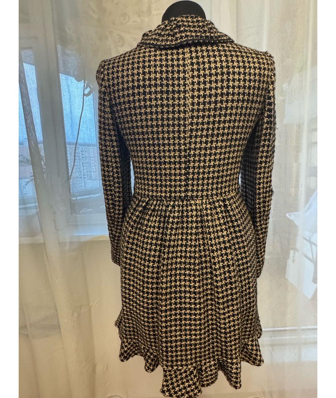 RED VALENTINO Коричневое шерстяное пальто, фото 3