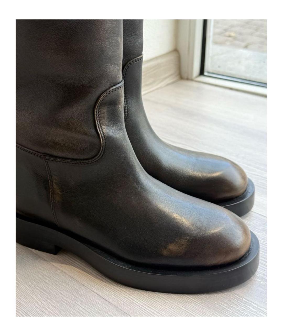 PARIS TEXAS Коричневые кожаные сапоги, фото 5