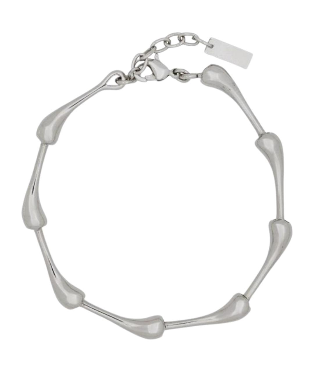 SAINT LAURENT Серебрянный латунный браслет, фото 1