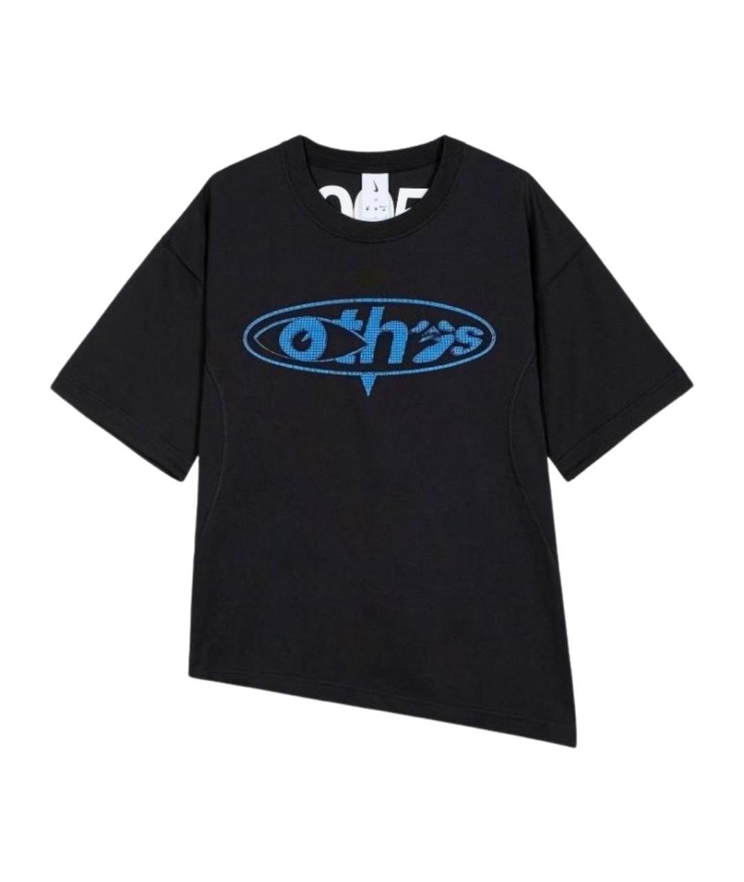 NIKE X OFF-WHITE Черная хлопковая футболка, фото 1