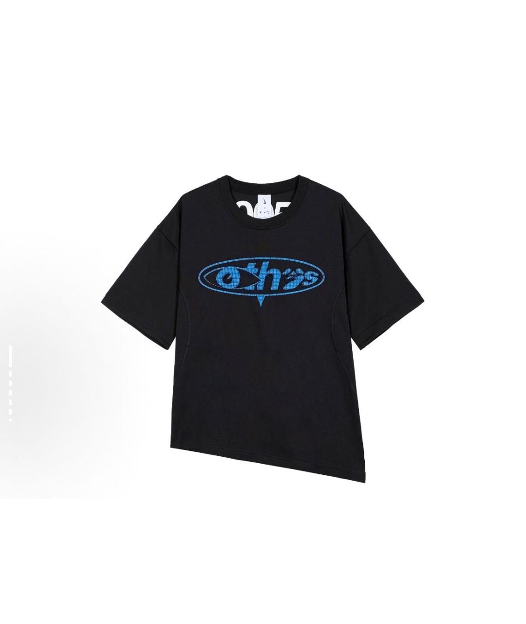 NIKE X OFF-WHITE Черная хлопковая футболка, фото 3