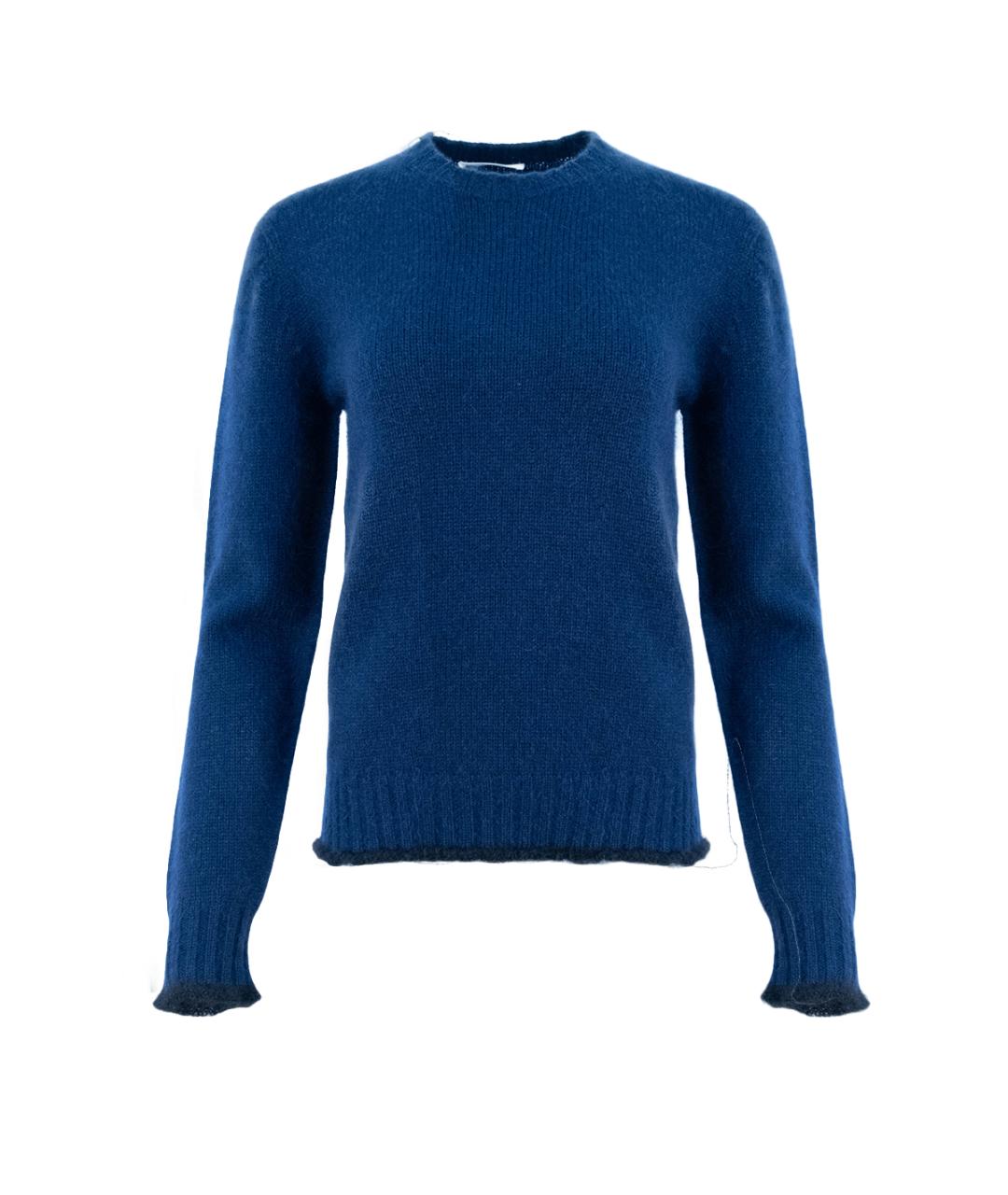 CELINE Синий кашемировый джемпер / свитер, фото 6