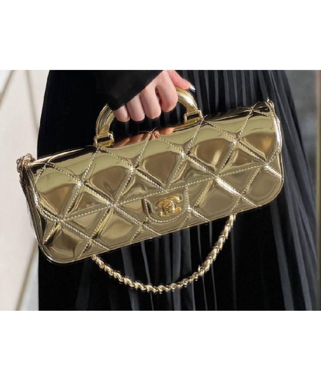 CHANEL Бордовая кожаная сумка с короткими ручками, фото 6