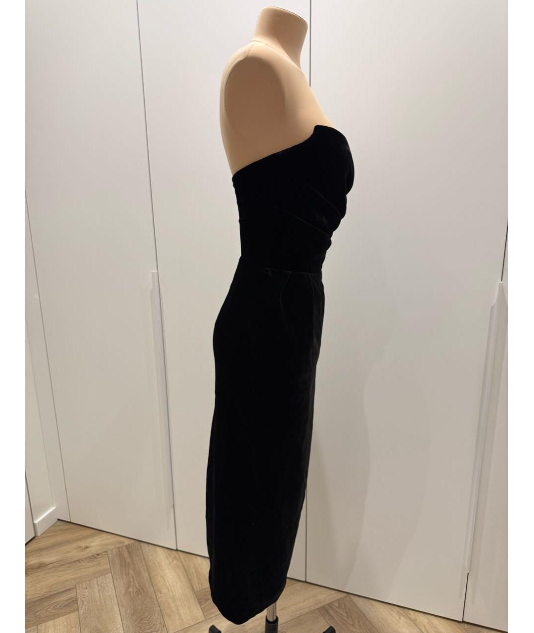 RASARIO Черное бархатное вечернее платье, фото 4