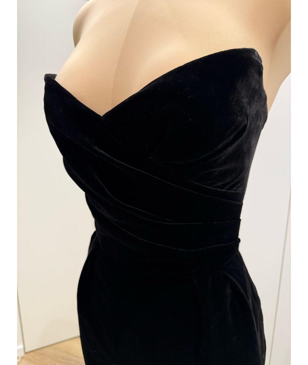 RASARIO Черное бархатное вечернее платье, фото 3