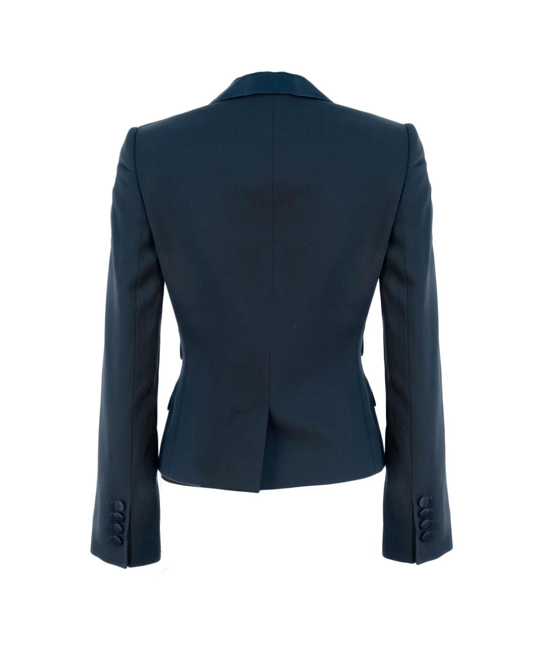 DOLCE&GABBANA Черный хлопковый жакет/пиджак, фото 2