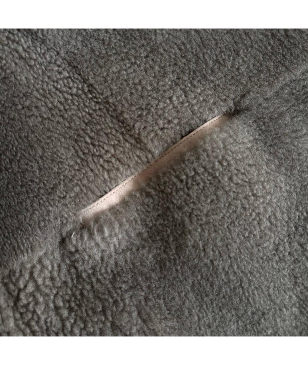 BOTTEGA VENETA Серый меховой жилет, фото 5