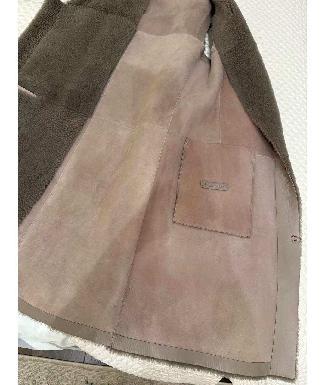 BOTTEGA VENETA Серый меховой жилет, фото 2