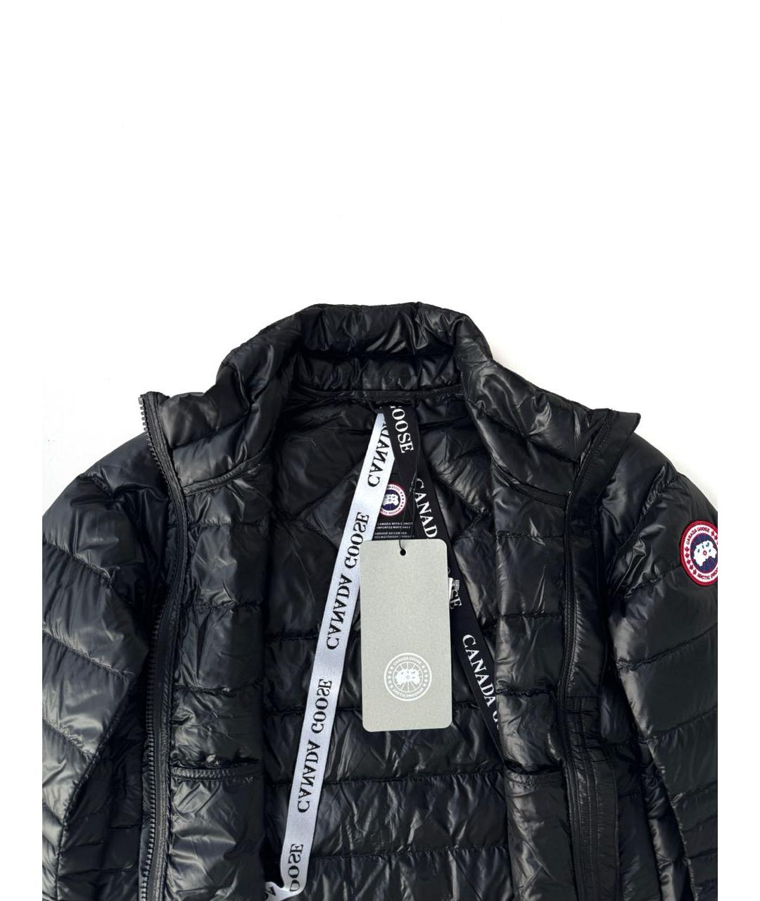 CANADA GOOSE Черный полиэстеровый пуховик, фото 5