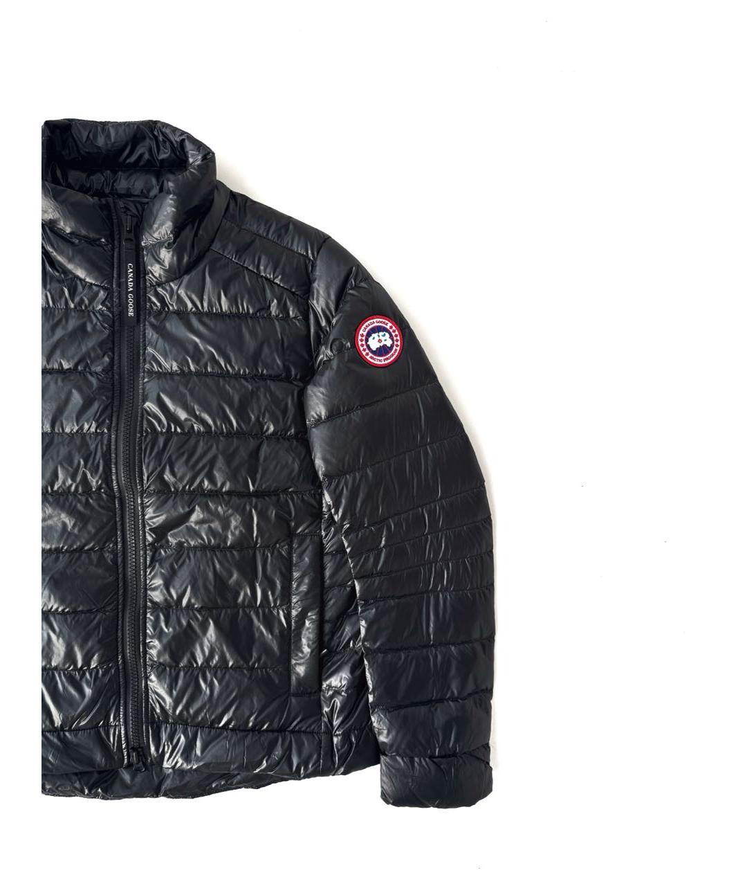CANADA GOOSE Черный полиэстеровый пуховик, фото 2