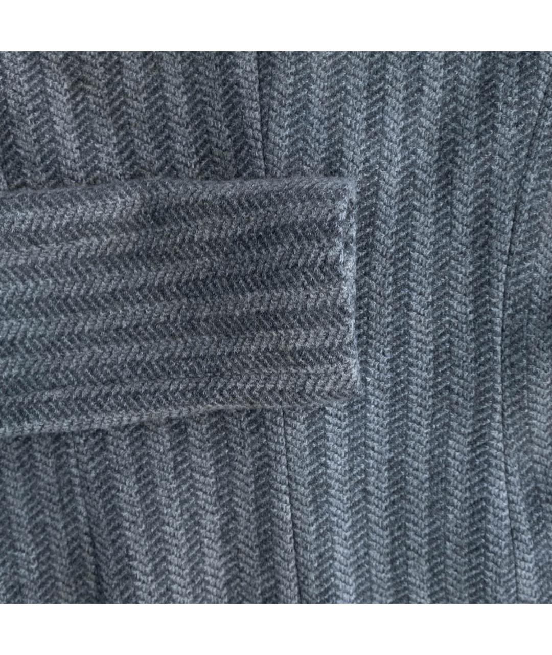 FABIANA FILIPPI Серый шерстяной жакет/пиджак, фото 5