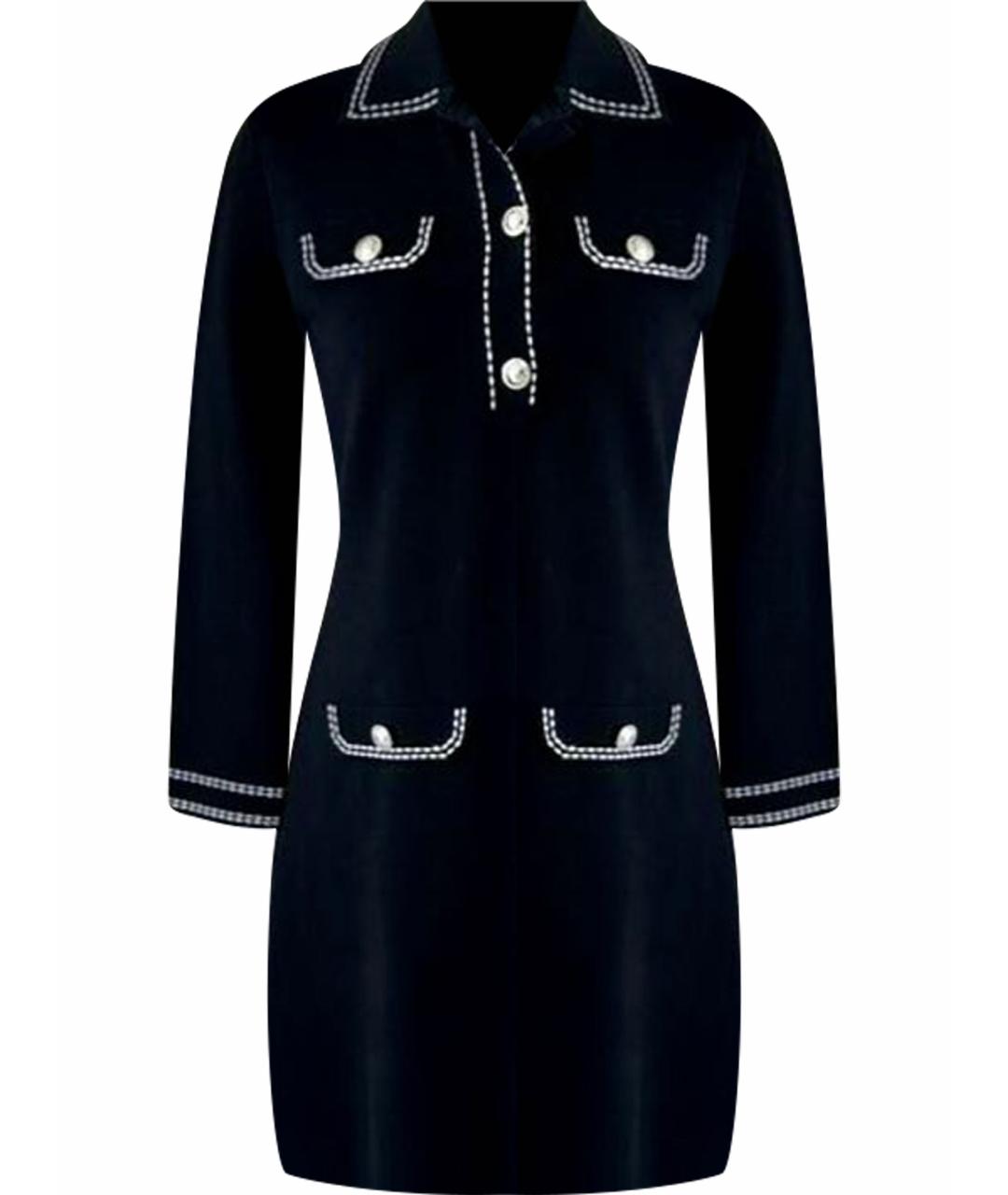 MICHAEL KORS Черное вискозное повседневное платье, фото 1