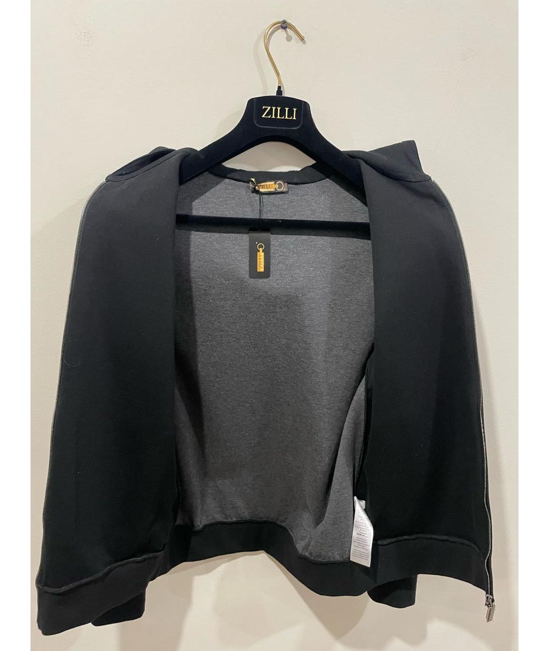 ZILLI Черная кожаная куртка, фото 3