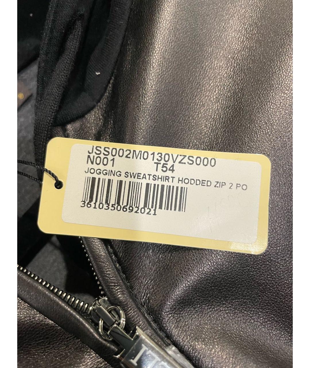 ZILLI Черная кожаная куртка, фото 7