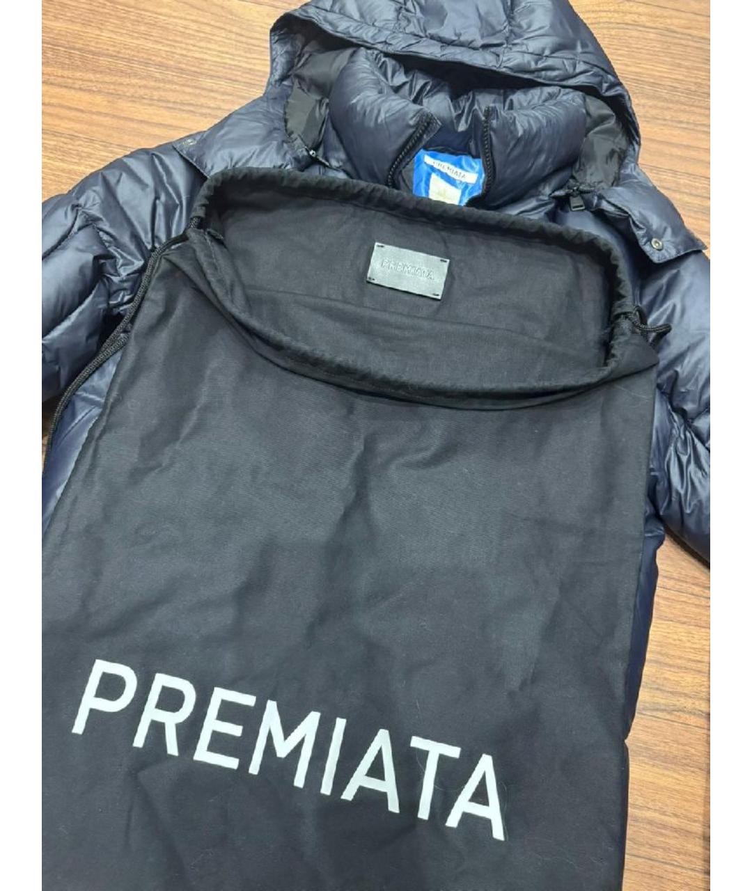 PREMIATA Темно-синий полиамидовый пуховик, фото 4