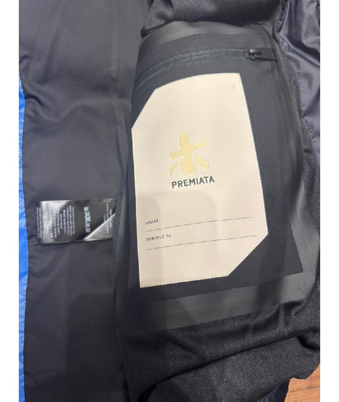 PREMIATA Темно-синий полиамидовый пуховик, фото 6