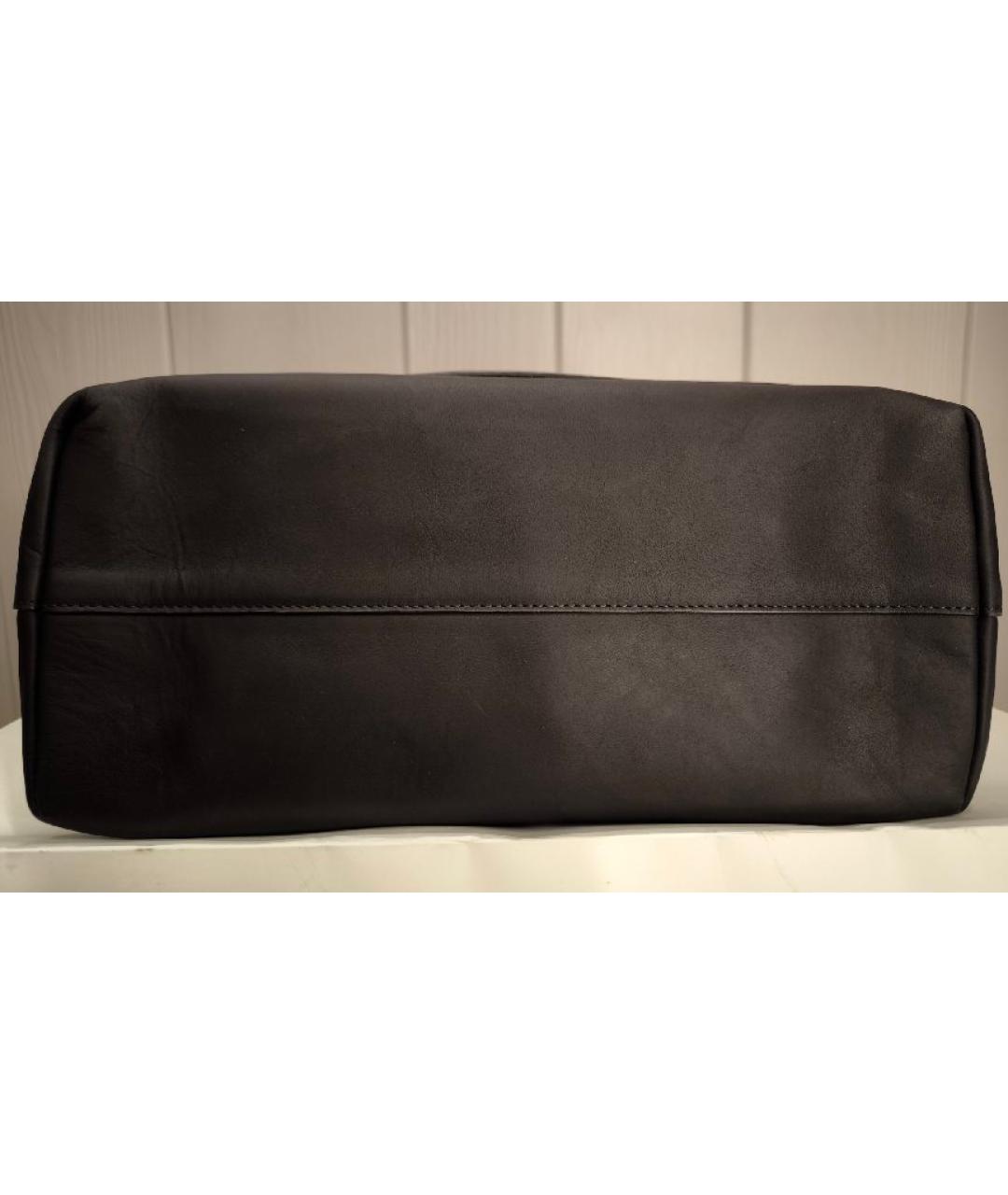 COS Коричневая кожаная сумка тоут, фото 8