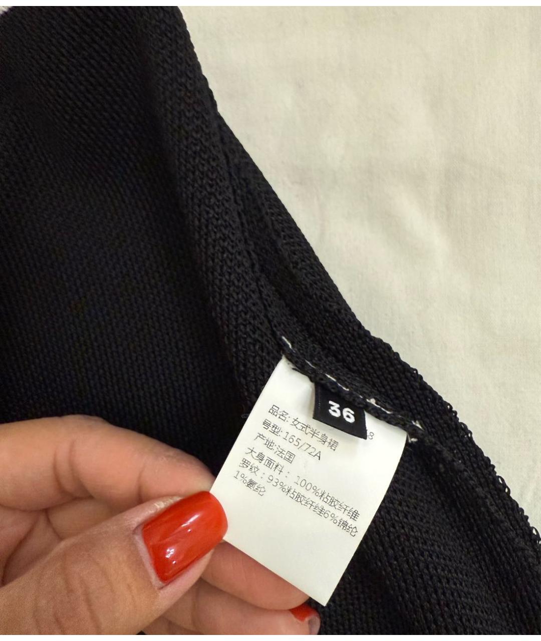 BALMAIN Черная юбка мини, фото 5