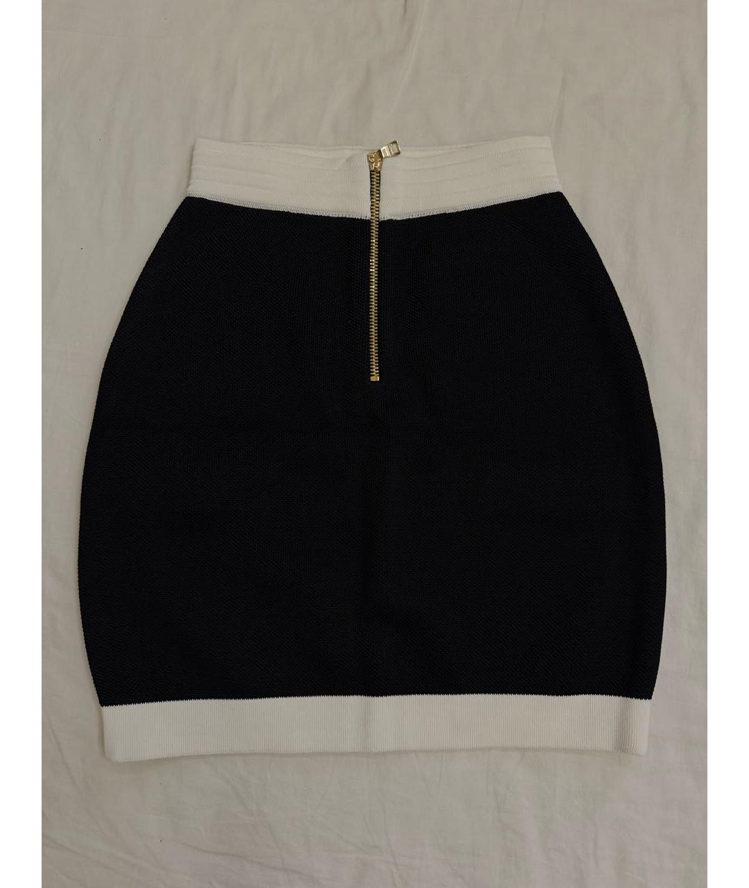 BALMAIN Черная юбка мини, фото 2