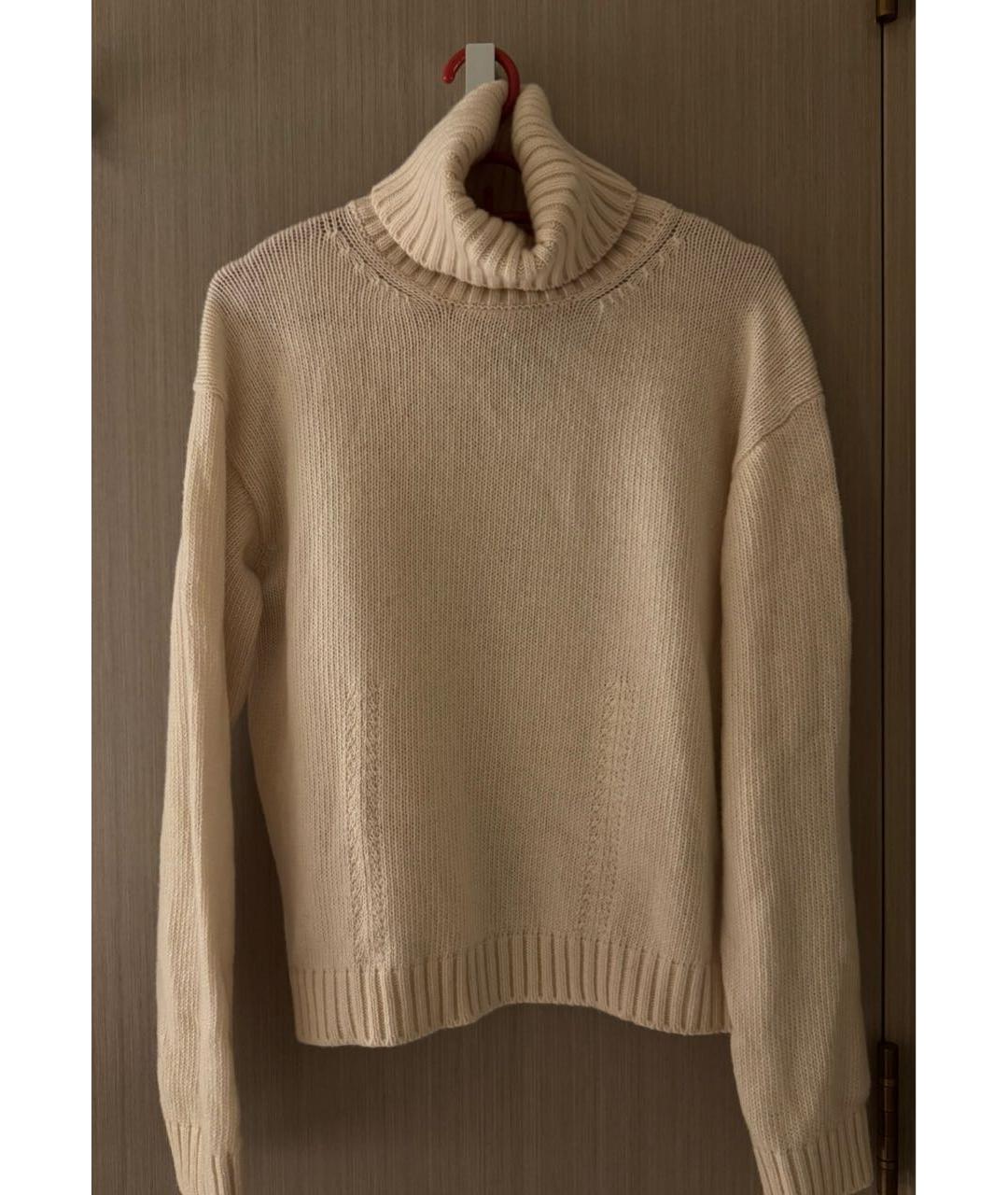 PRADA Бежевый кашемировый джемпер / свитер, фото 4