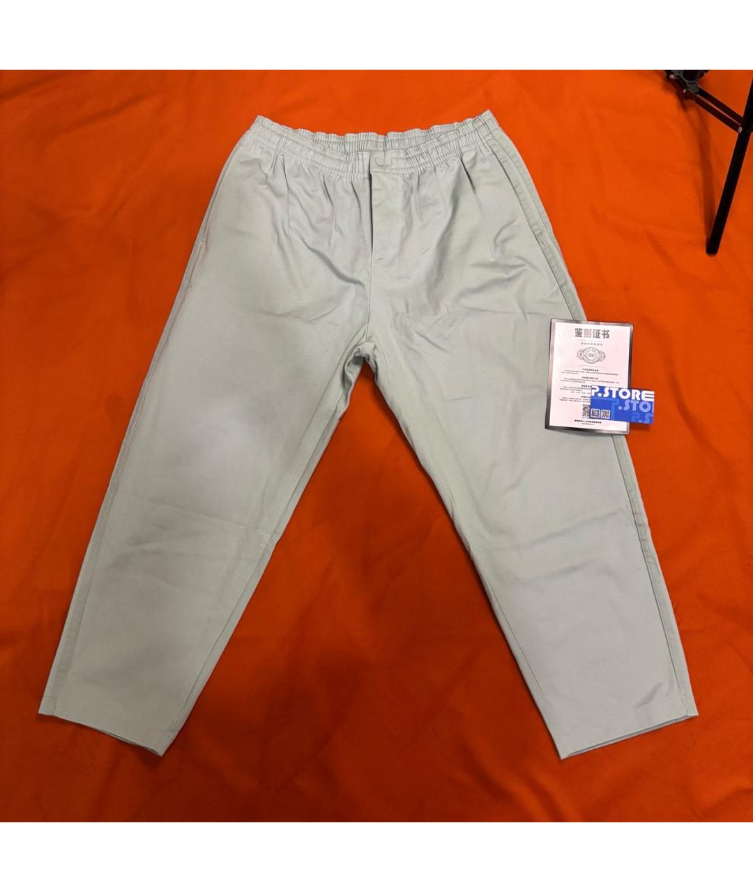 ADIDAS Салатовые хлопковые повседневные брюки, фото 3