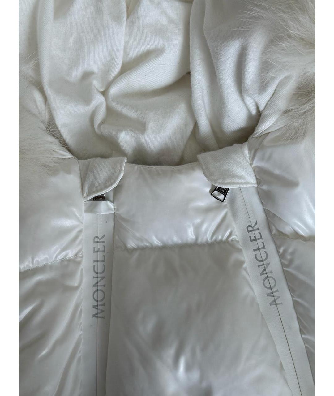 MONCLER KIDS Белый комбинезон, фото 3