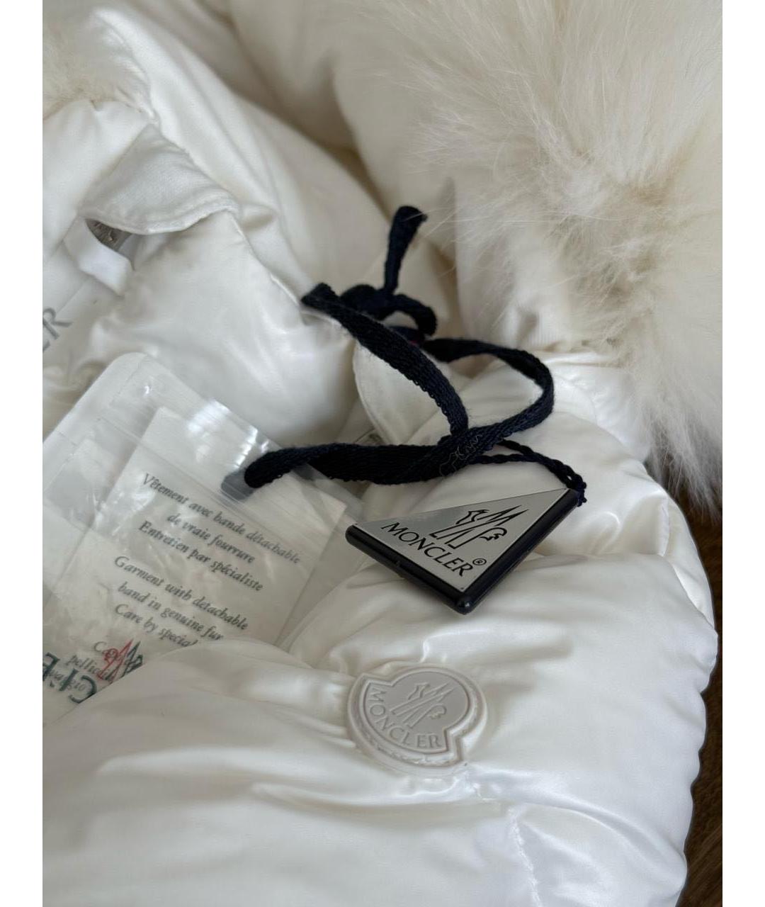 MONCLER KIDS Белый комбинезон, фото 4