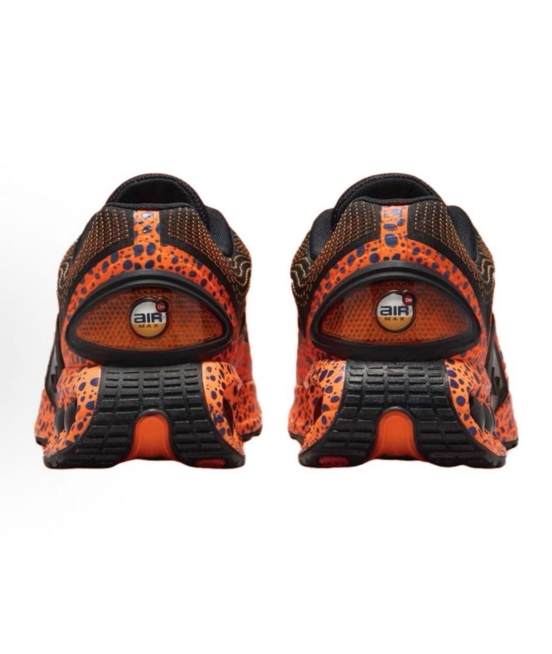 NIKE Оранжевое синтетические низкие кроссовки / кеды, фото 4