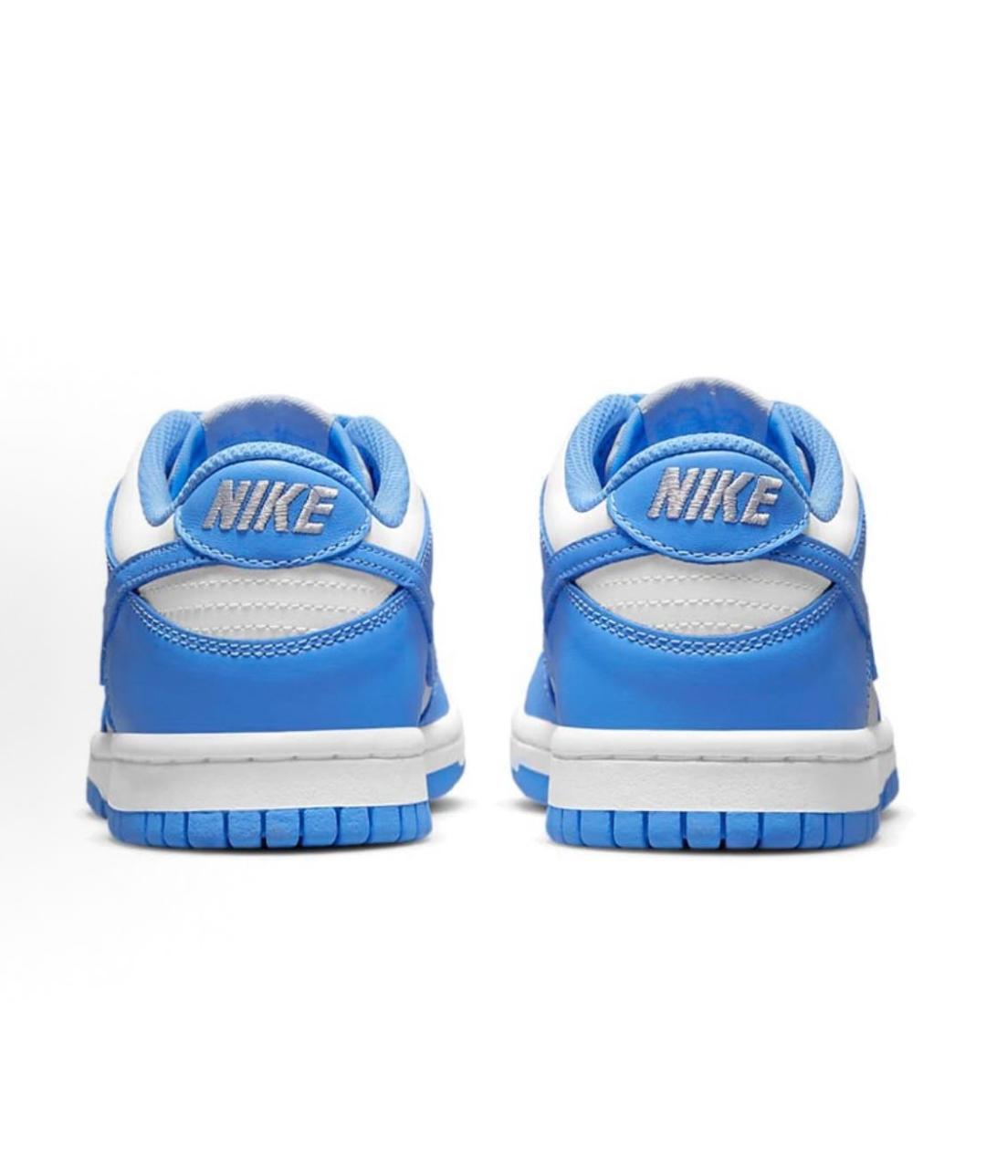 NIKE Голубые кожаные кроссовки, фото 3