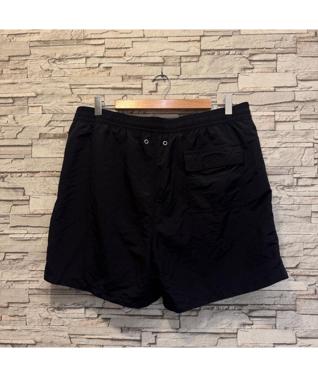 POLO RALPH LAUREN Черные полиэстеровые шорты, фото 2