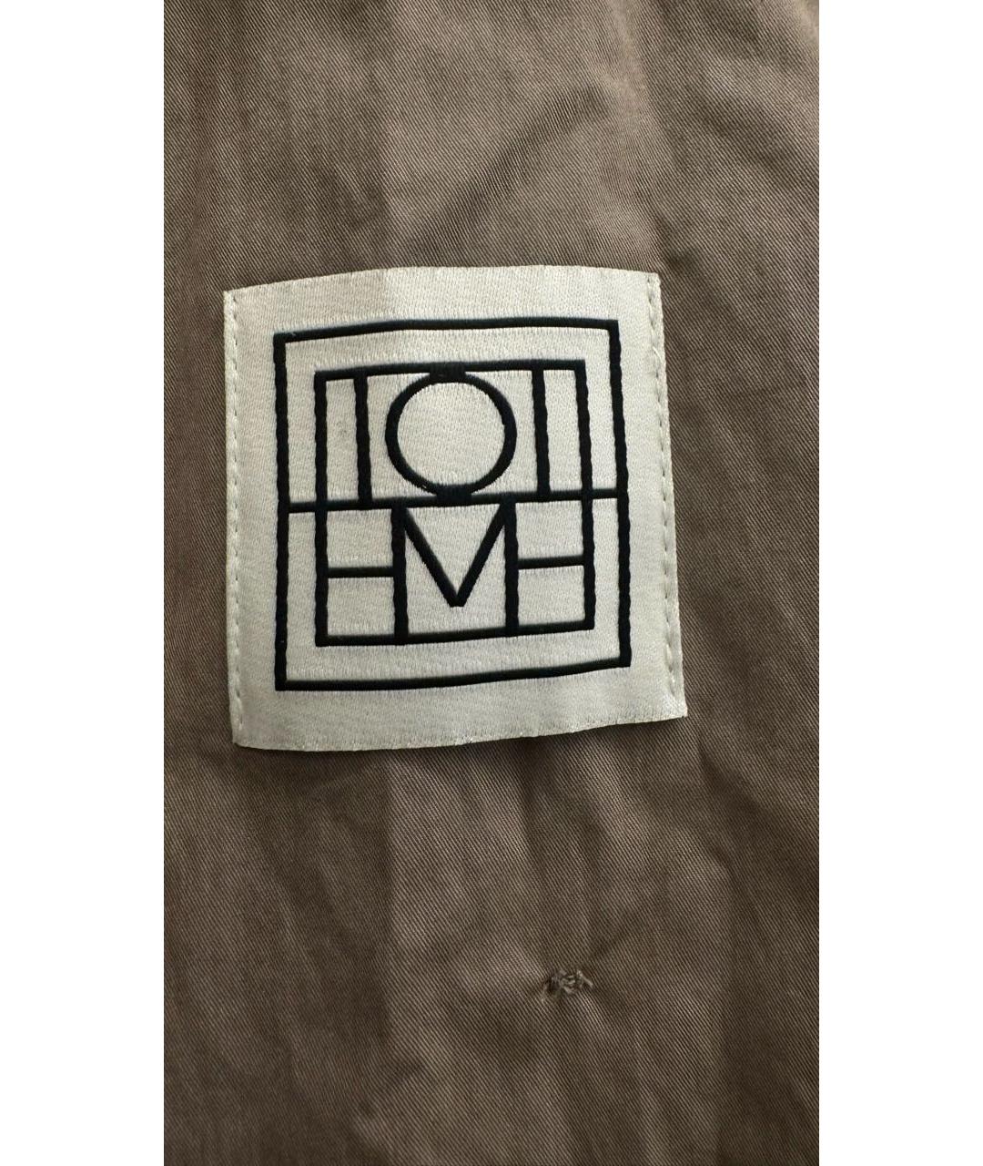 TOTEME Серый тренч/плащ, фото 5