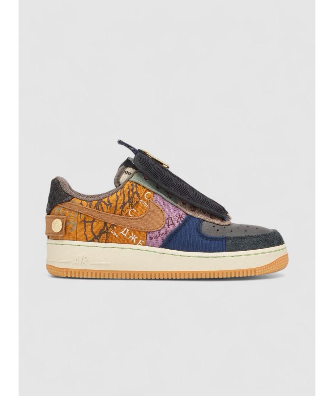 NIKE Мульти кожаные высокие кроссовки / кеды, фото 7