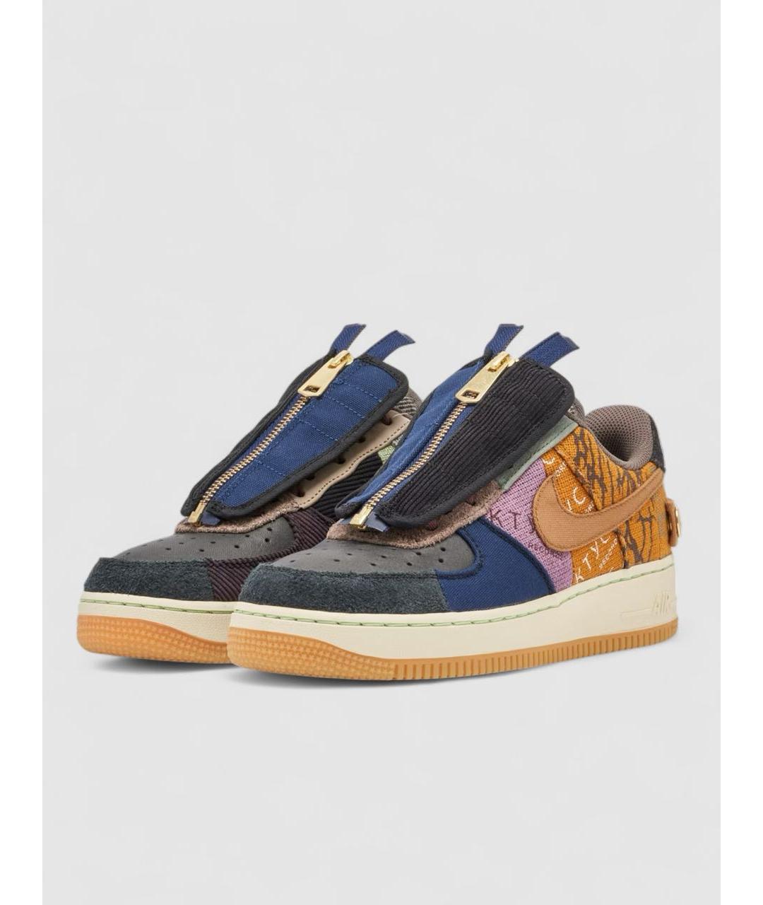 NIKE Мульти кожаные высокие кроссовки / кеды, фото 2