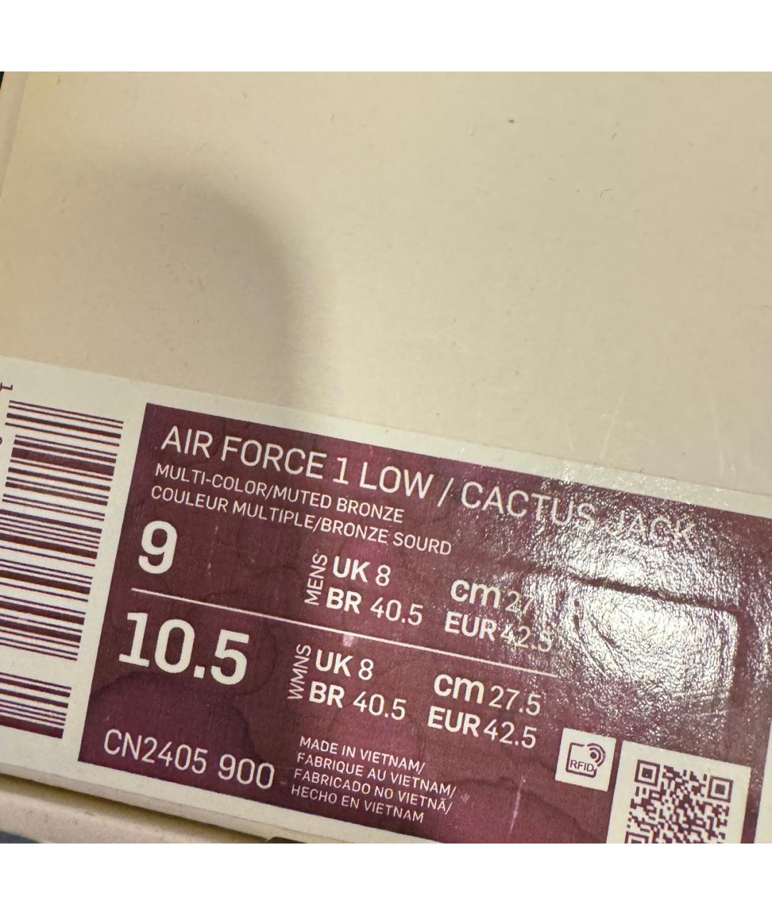 NIKE Мульти кожаные высокие кроссовки / кеды, фото 6