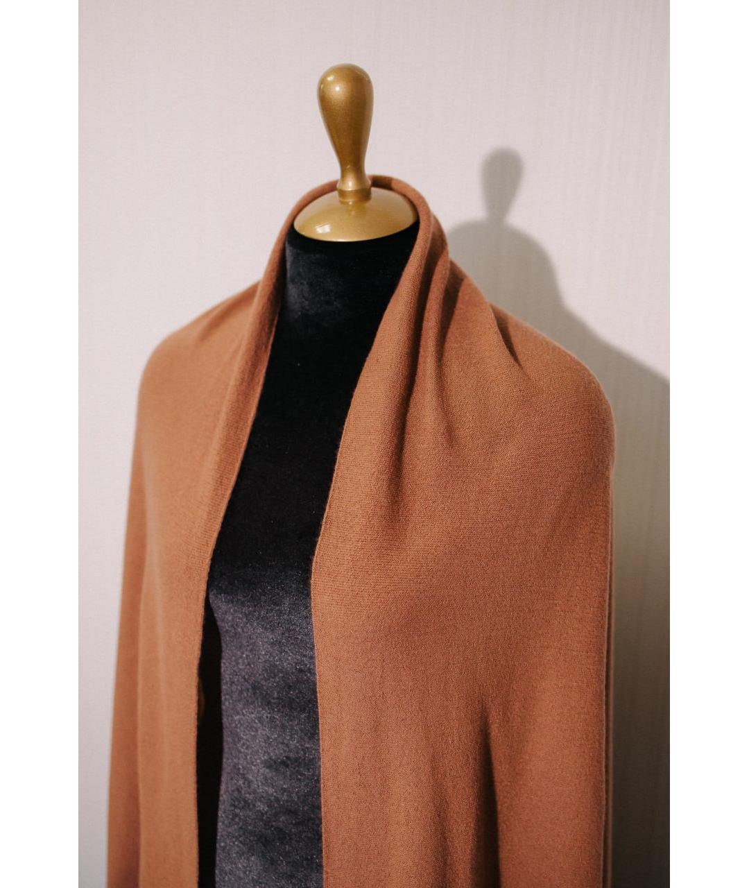 GENTRY PORTOFINO Коралловый кашемировый шарф, фото 2
