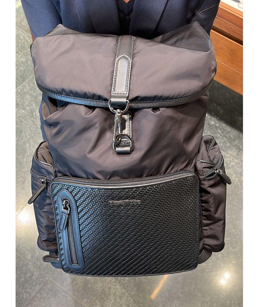 ZEGNA Черный рюкзак, фото 3