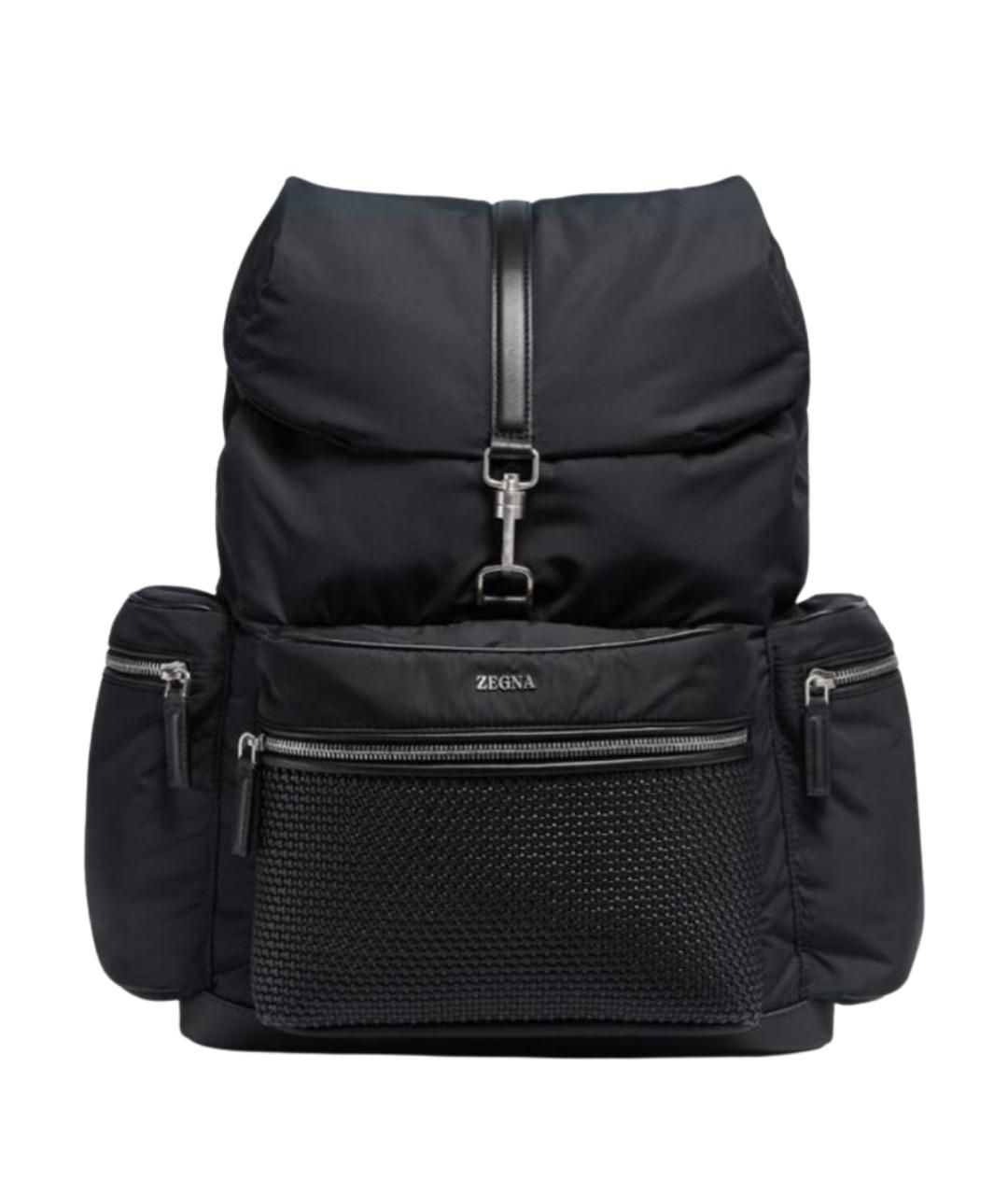 ZEGNA Черный рюкзак, фото 1
