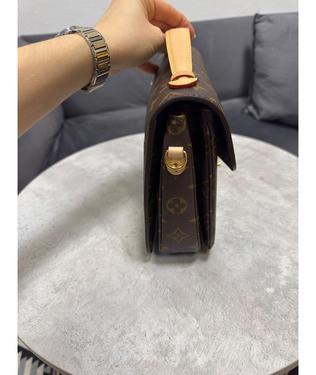 LOUIS VUITTON Коричневая сумка через плечо, фото 2