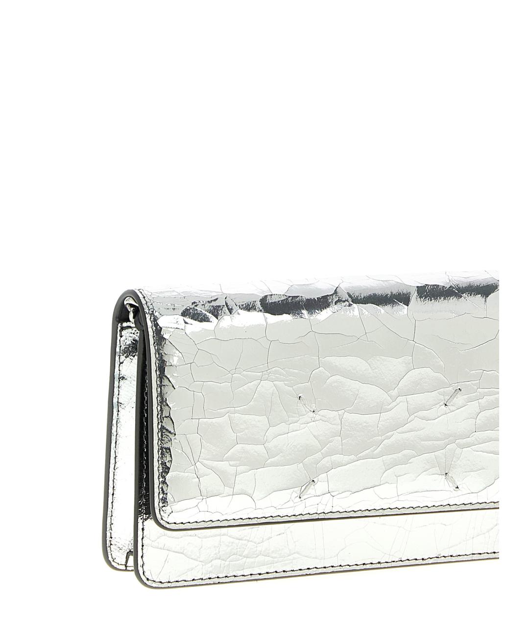 MAISON MARGIELA Серебрянный кожаный кошелек, фото 3