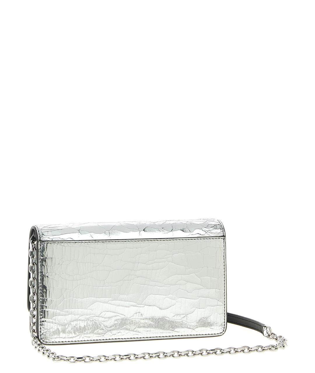 MAISON MARGIELA Серебрянный кожаный кошелек, фото 2