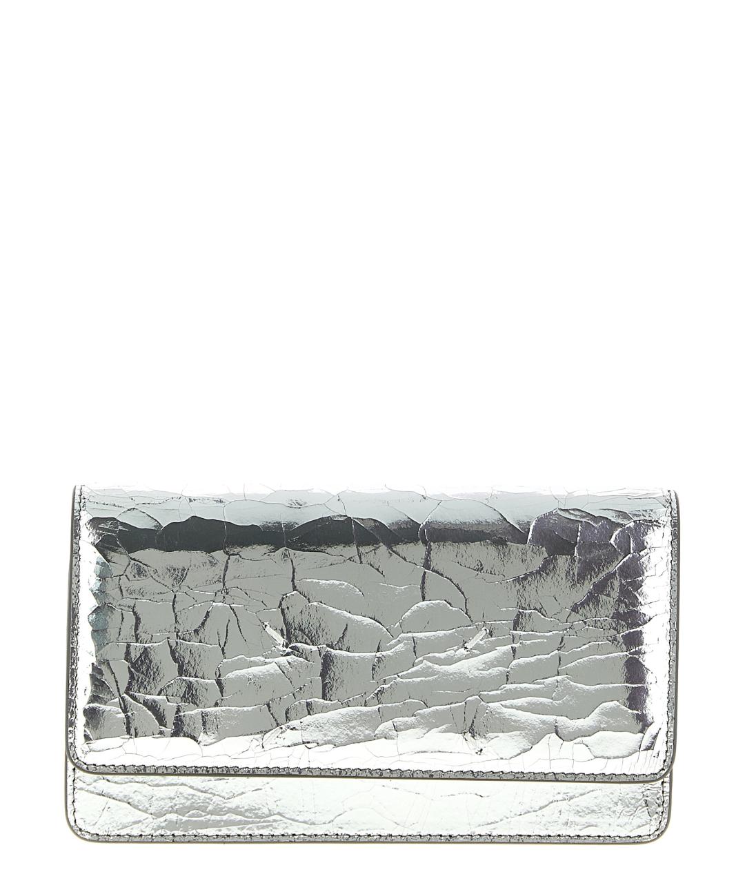 MAISON MARGIELA Серебрянный кожаный кошелек, фото 1