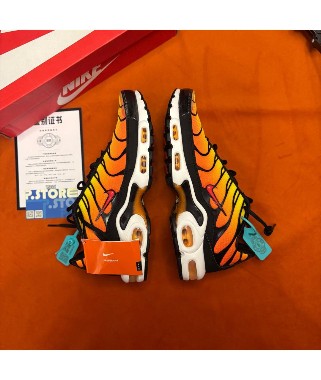 NIKE Желтые синтетические низкие кроссовки / кеды, фото 3