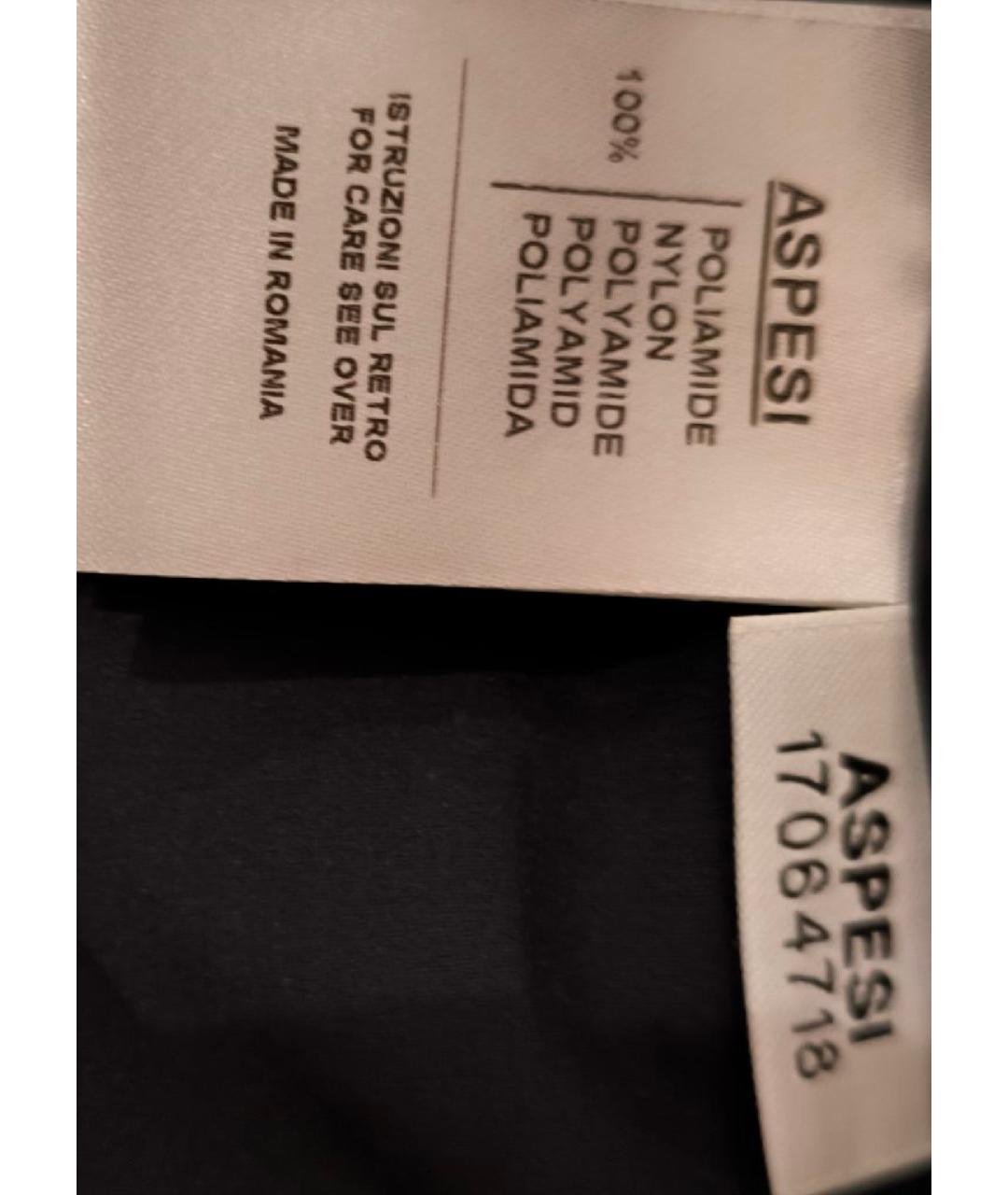 ASPESI Черный полиамидовый пуховик, фото 8