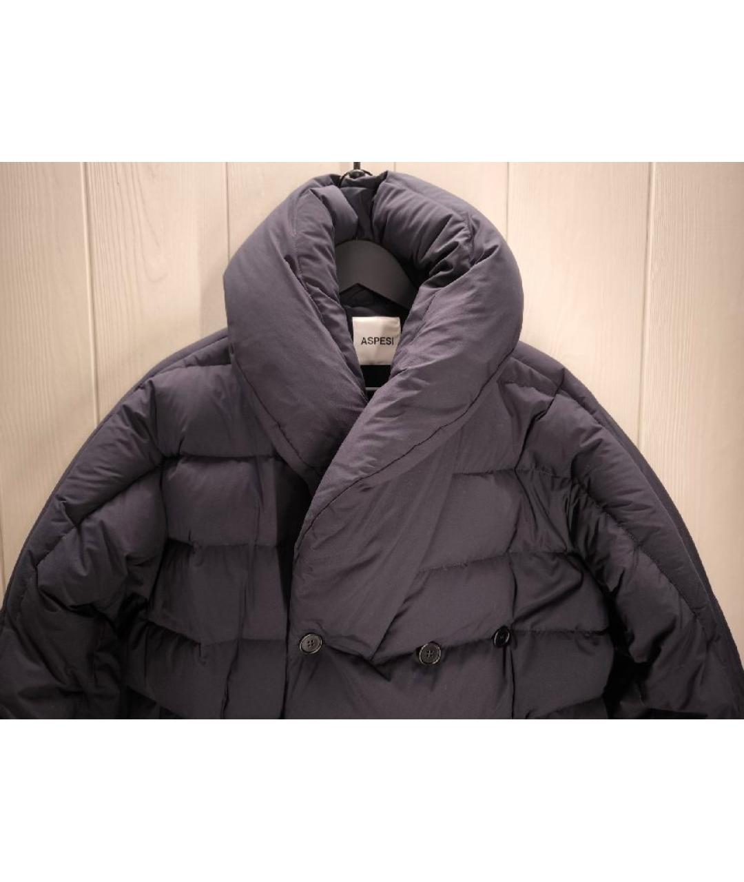 ASPESI Черный полиамидовый пуховик, фото 3