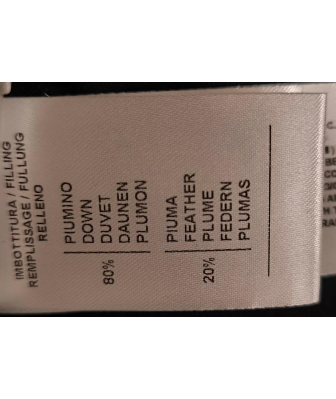 ASPESI Черный полиамидовый пуховик, фото 6