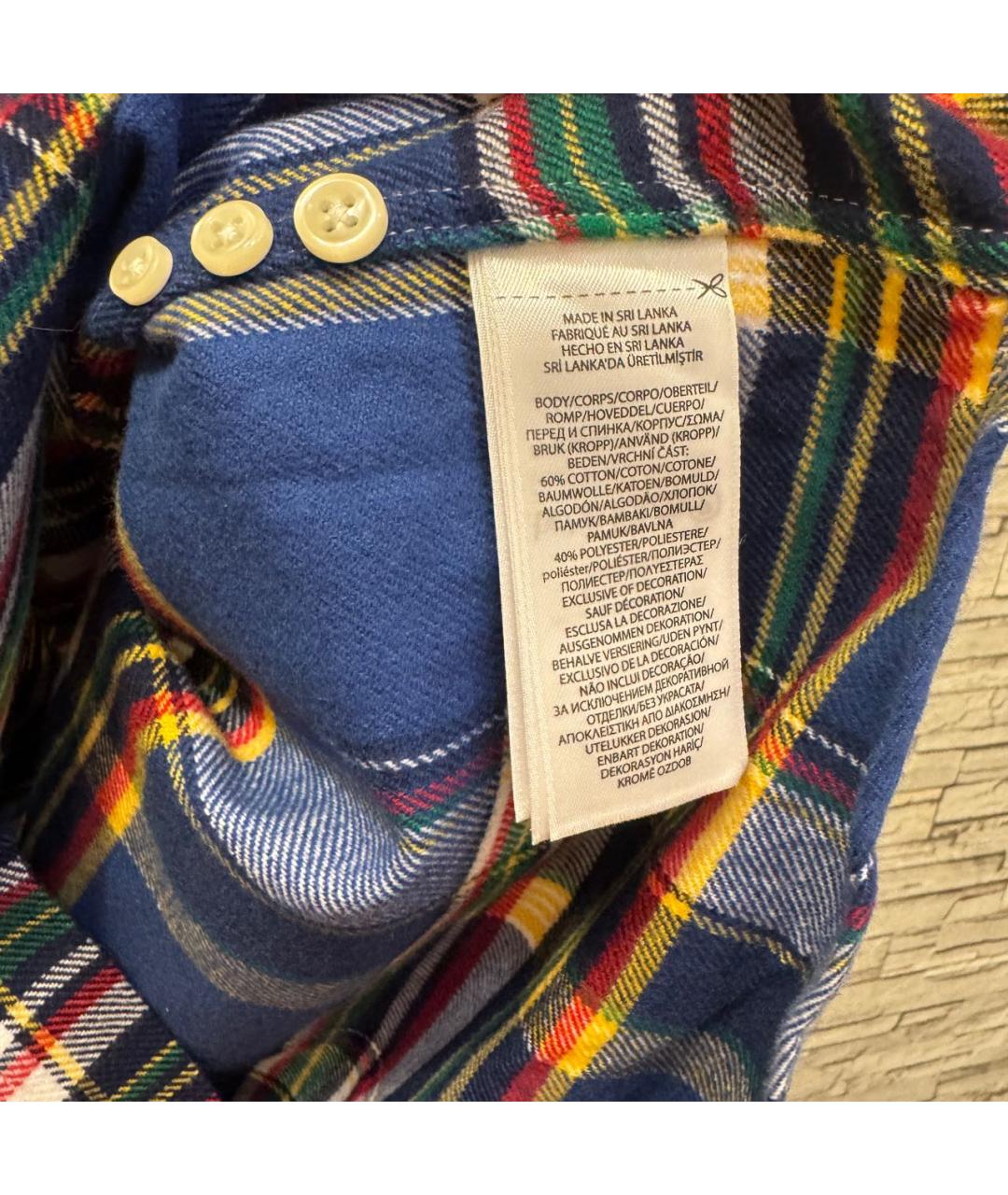 POLO RALPH LAUREN Мульти хлопко-полиэстеровая кэжуал рубашка, фото 7