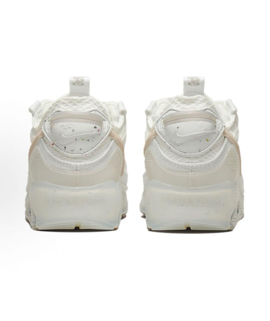 NIKE Белые синтетические низкие кроссовки / кеды, фото 3