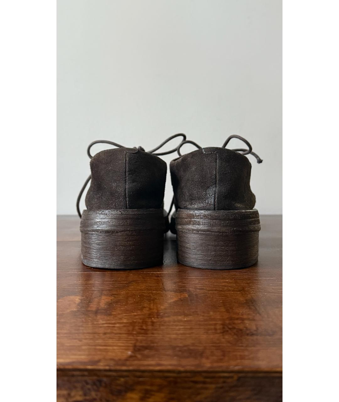 MARSELL Коричневые замшевые ботинки, фото 4