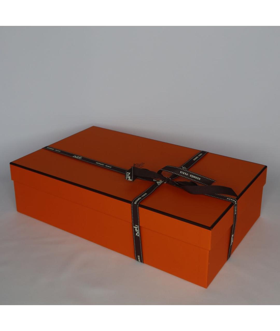 HERMES Черные кожаные лоферы, фото 8