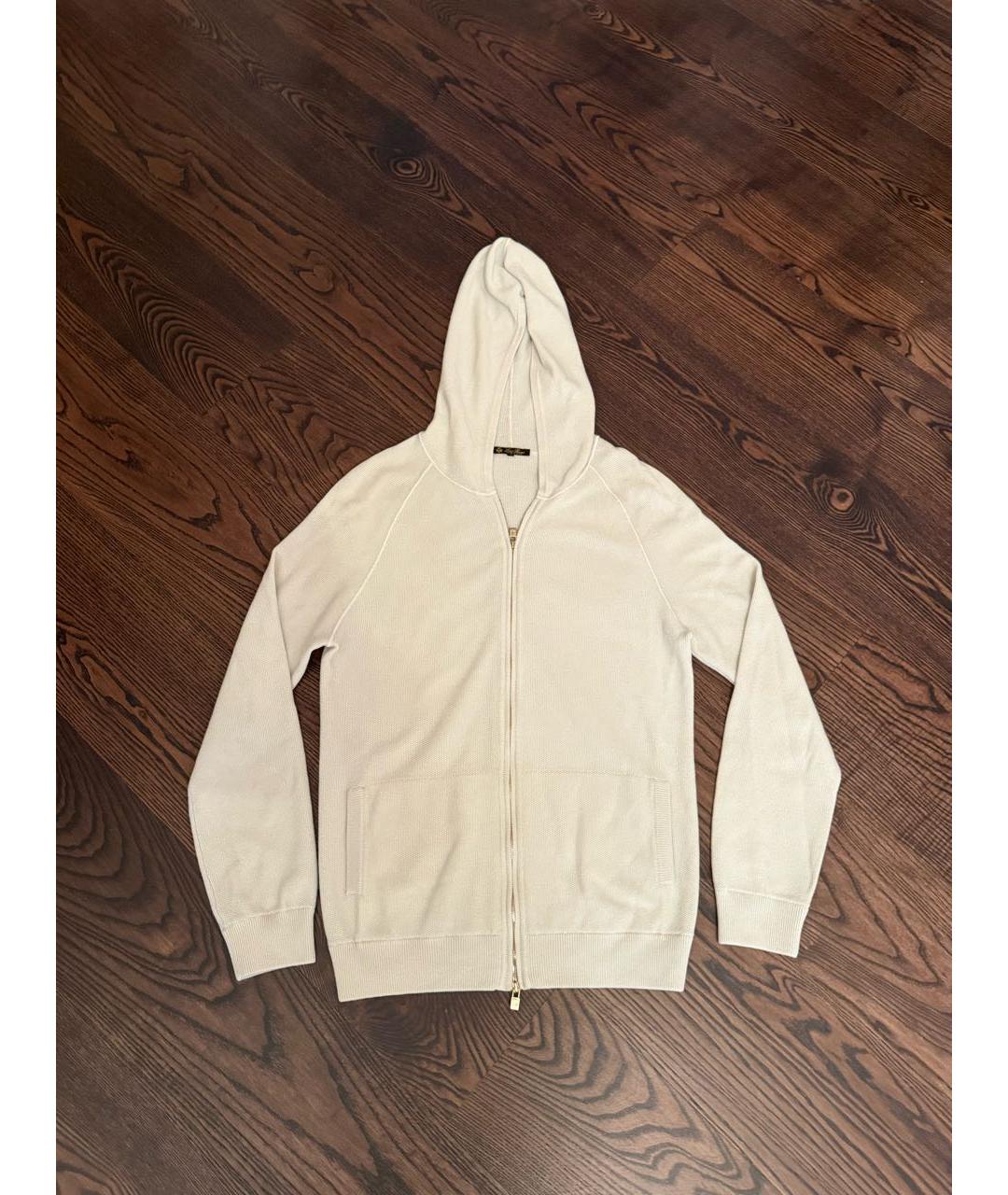 LORO PIANA Бежевый кашемировый джемпер / свитер, фото 7